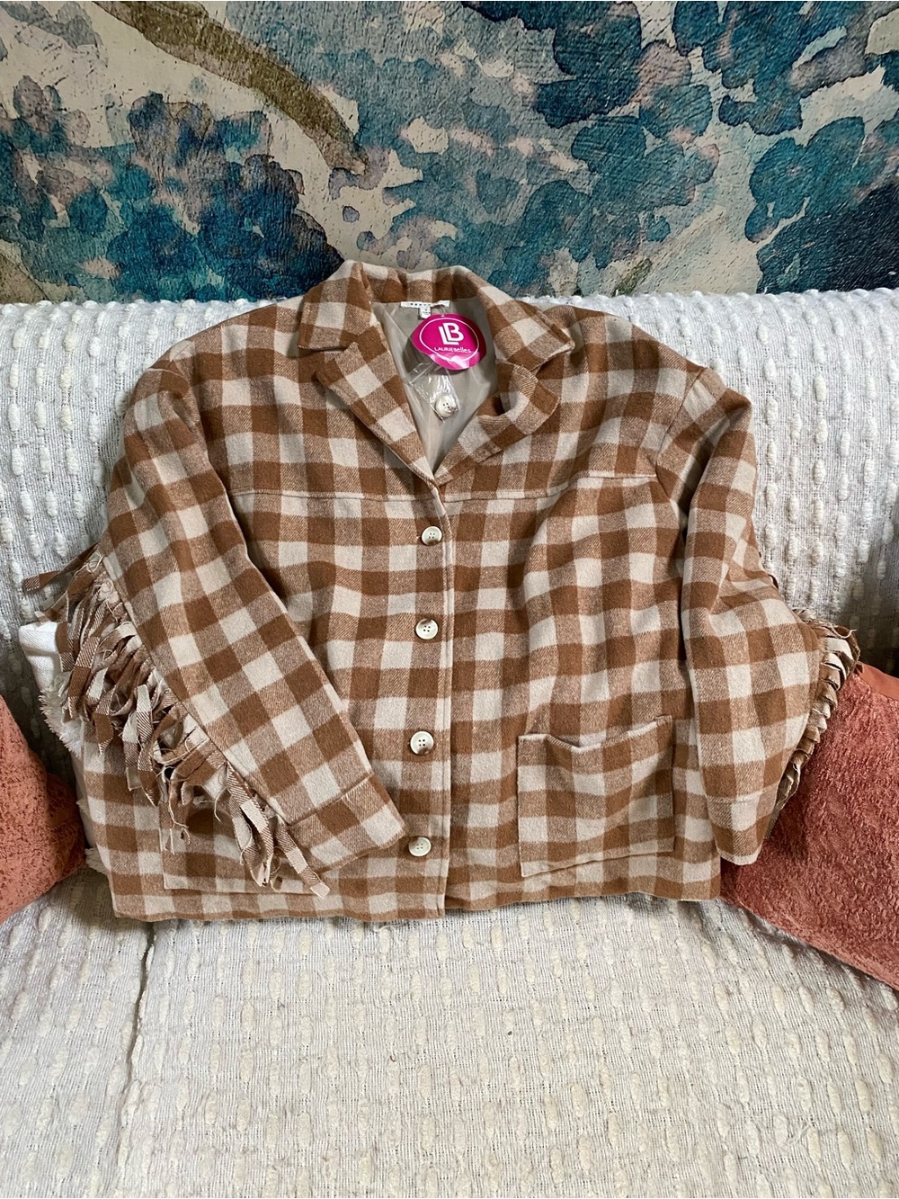 {Baevely} NWT Fringe Jacket